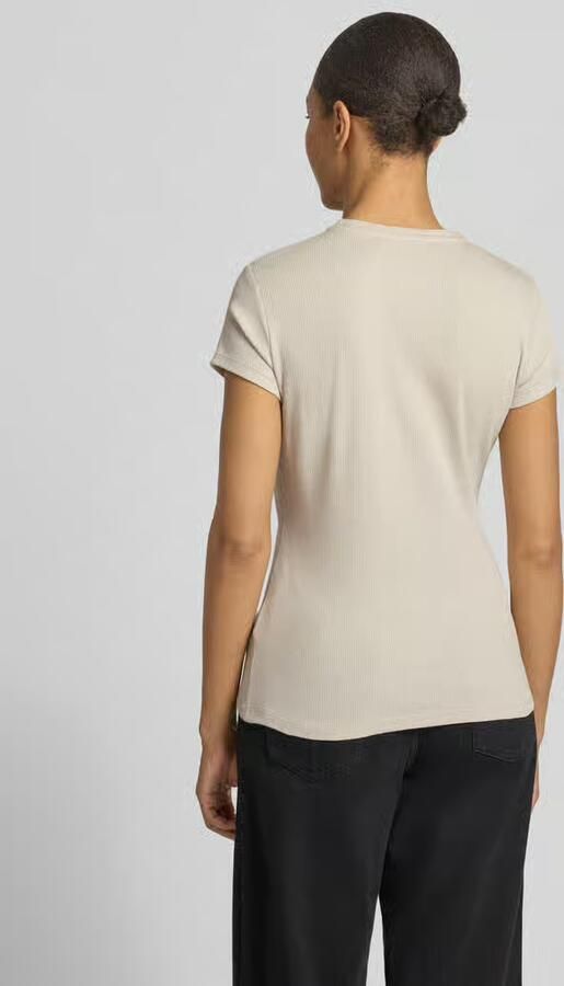 Someday. T-shirt in riblook model 'Kleoh' - Foto 3