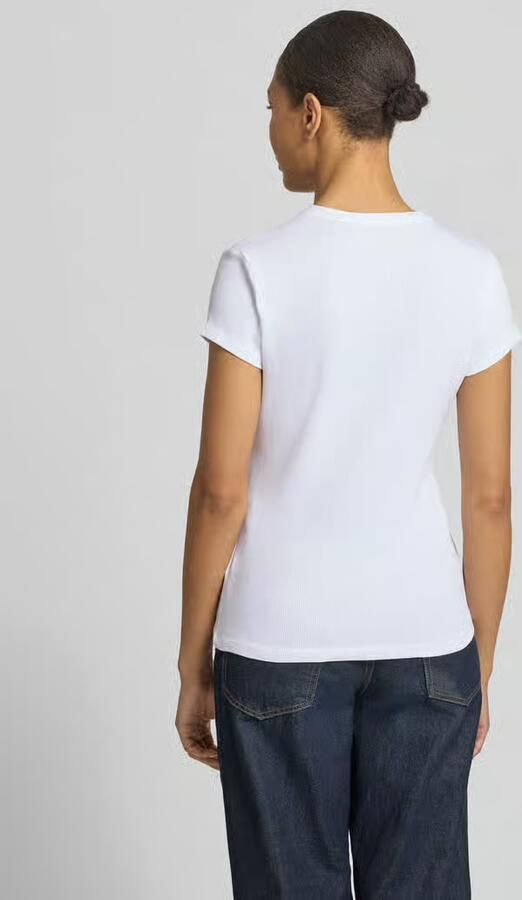 Someday. T-shirt in riblook model 'Kleoh' - Foto 4