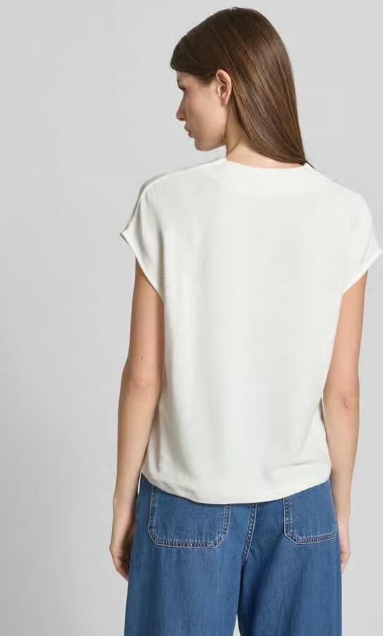 Someday. T-shirt met kapmouwen en V-hals model 'Kalani'