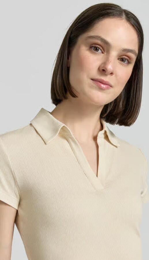 Someday. T-shirt met polokraag model 'Kleoh Polo'