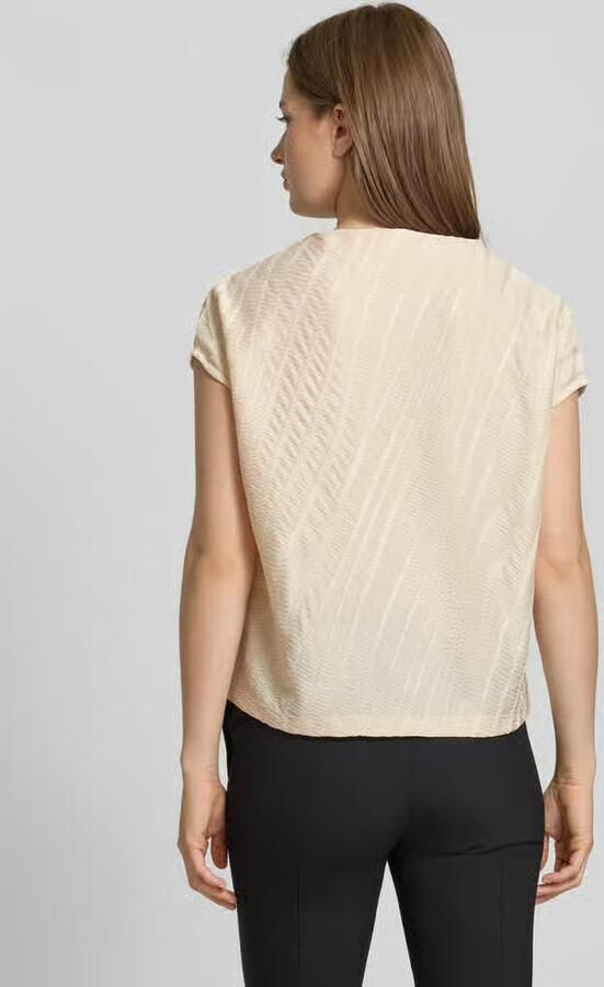Someday. T-shirt met structuurmotief model 'Kilaja Resort'