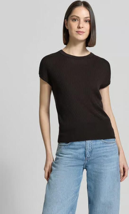 Someday. T-shirt van mix van lyocell en linnen model 'Tianna' - Foto 2