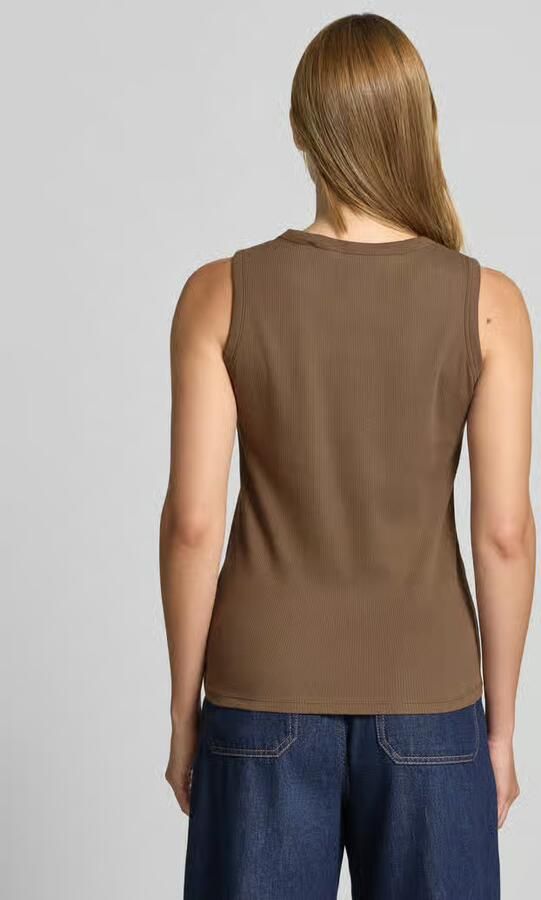 Someday. Tanktop met ribstructuur model 'Kleanne' - Foto 3