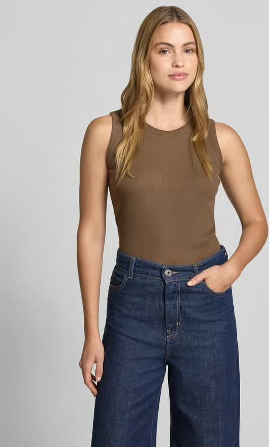 Someday. Tanktop met ribstructuur model 'Kleanne' - Foto 2
