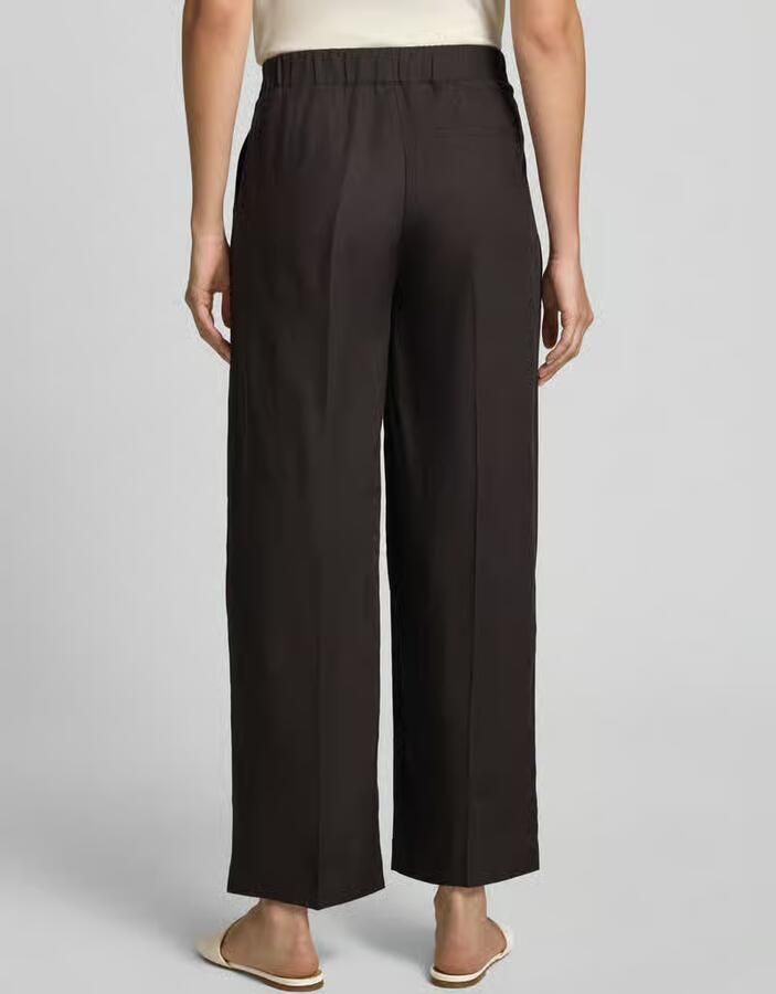 Someday. wide fit broek van viscosemix met linnen-Anteil model 'Cisilia' - Foto 2