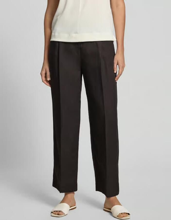 Someday. wide fit broek van viscosemix met linnen-Anteil model 'Cisilia' - Foto 3