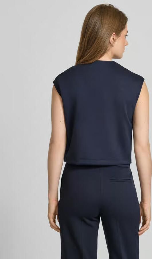 Someday. Wide fit gilet met ronde hals model 'Umandy'