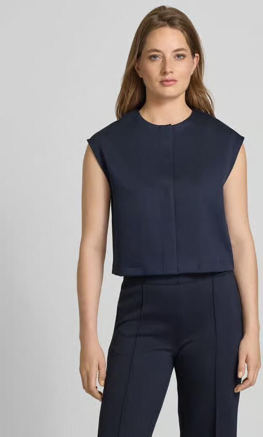 Someday. Wide fit gilet met ronde hals model 'Umandy' - Foto 2