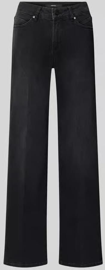 Someday. Straight leg jeans met knoop- en ritssluiting model 'Carie' - Foto 5