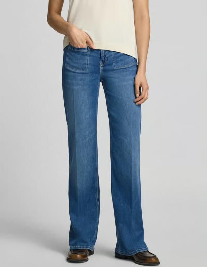 Someday Straight leg jeans met strookzakken model 'Care french' - Foto 2