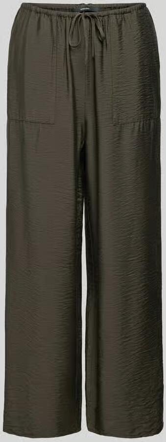 Someday. Wide leg broek met verkort model 'Crinka' - Foto 2