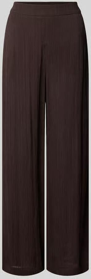 Someday. wide leg broek van viscose met elastische band - Foto 2