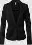 Soyaconcept Korte zwarte blazer met getailleerde pasvorm Black Dames - Thumbnail 1