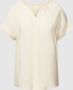 Soyaconcept V-hals shirt in diverse kleuren Beige Dames - Thumbnail 1