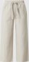 Soyaconcept Straight leg linnen broek met tunnelkoord model 'Ina' - Thumbnail 1