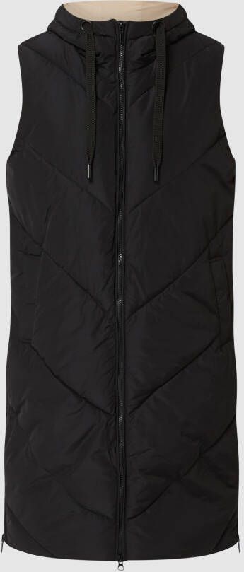 Soyaconcept Lange bodywarmer met capuchon