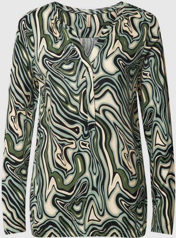 Soyaconcept Shirt met lange mouwen met all-over motief