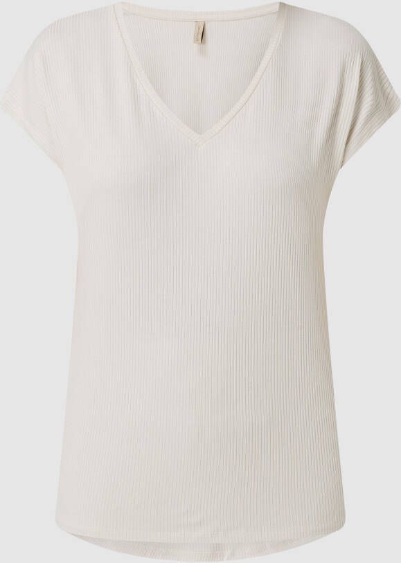 Soyaconcept Shirt met ribstructuur