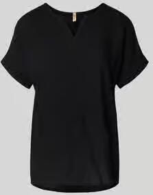Soyaconcept V-hals shirt met korte mouwen Black Dames - Foto 8