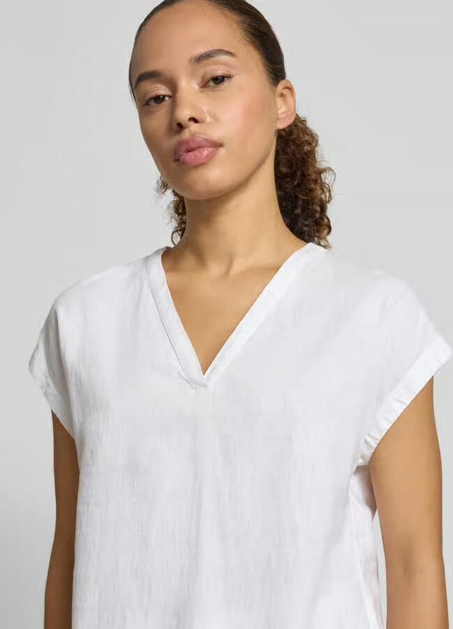 Soyaconcept Blouseshirt van mix van linnen en viscose model 'INA'