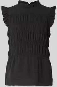 Soyaconcept Blousetop met kraag met ruches model 'CATH'