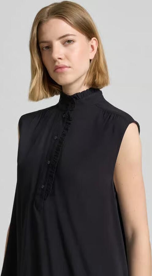 Soyaconcept Blousetop met kraag met ruches model 'RADIA'