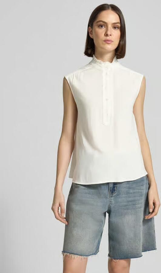 Soyaconcept Blousetop met kraag met ruches model 'RADIA' - Foto 2