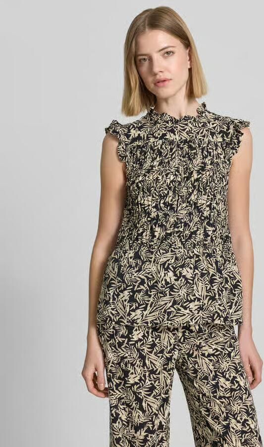 Soyaconcept Blousetop van viscose met kraag met ruches model 'FAYE' - Foto 2