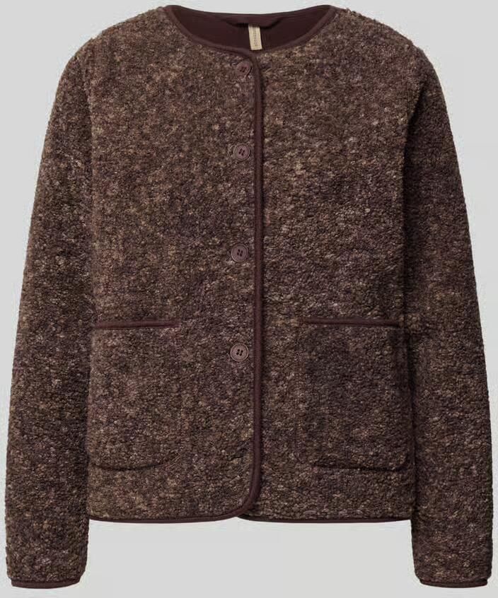Soyaconcept Blouson met bouclé-structuur model 'SC-GERTRUD 3'
