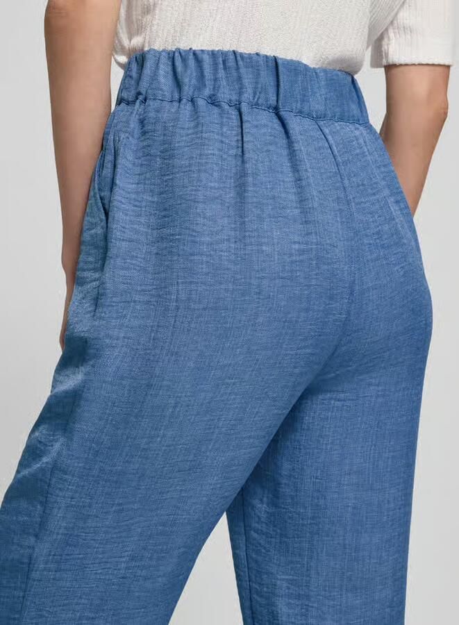 Soyaconcept straight regular waist broek blauw - Foto 3