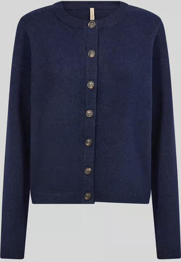 Soyaconcept cardigan met contrastknopen