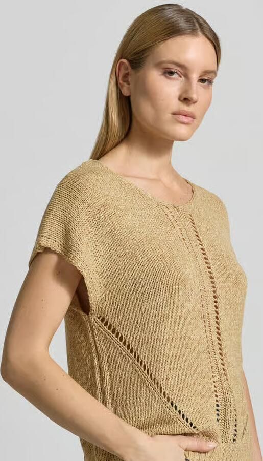 Soyaconcept Gebreid shirt met kapmouwen model 'CARYNN'