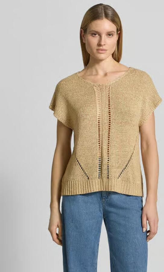 Soyaconcept Gebreid shirt met kapmouwen model 'CARYNN' - Foto 2