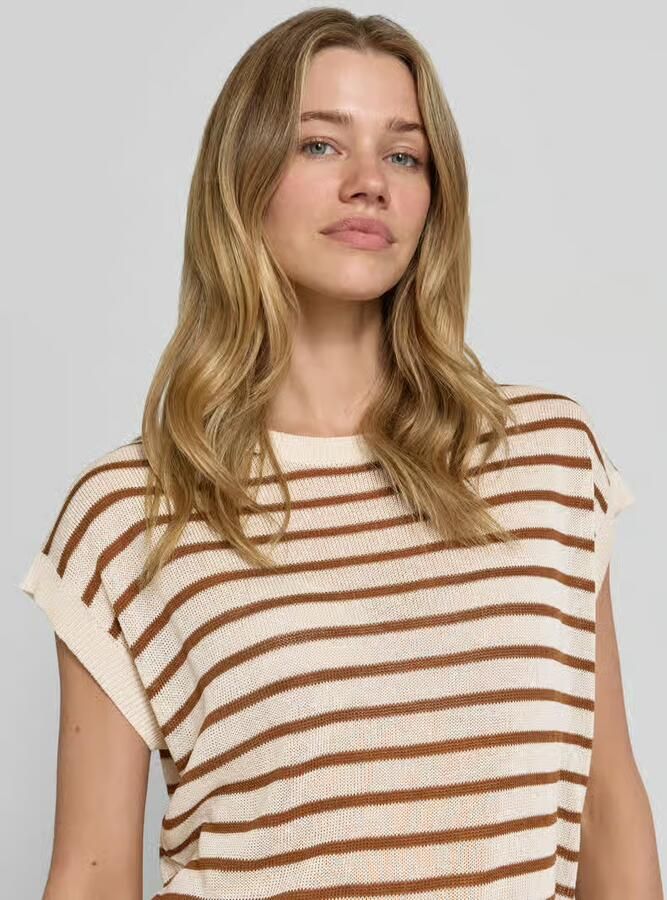 Soyaconcept Gebreid shirt met ronde hals model 'LUANNA'