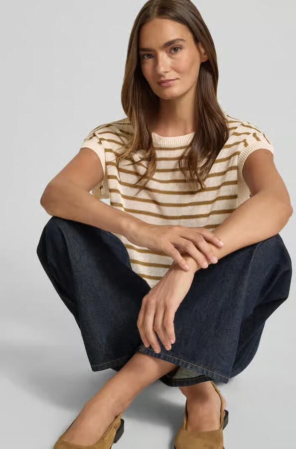 Soyaconcept Gebreid shirt met ronde hals model 'LUANNA'