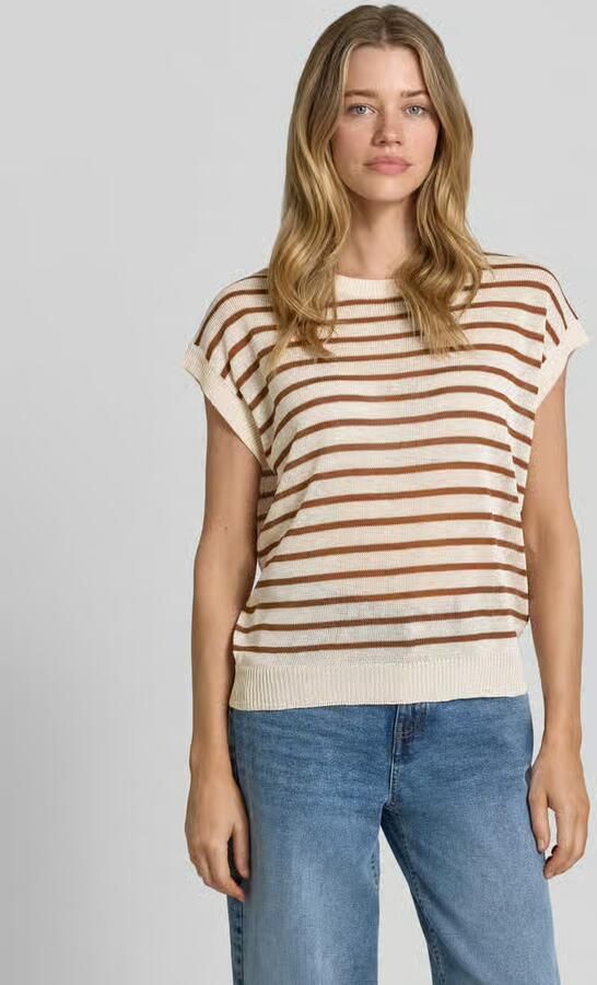 Soyaconcept Gebreid shirt met ronde hals model 'LUANNA' - Foto 4