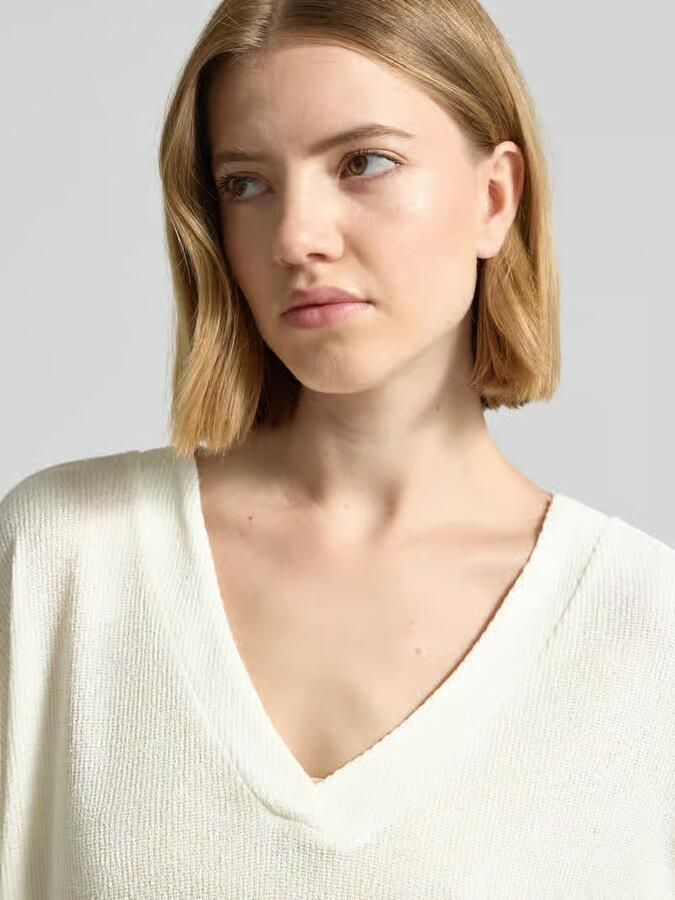 Soyaconcept Gebreid shirt met V-hals model 'Delia'