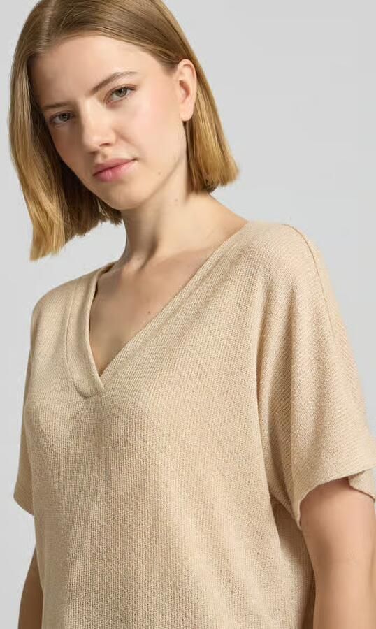 Soyaconcept Gebreid shirt met V-hals model 'Delia'