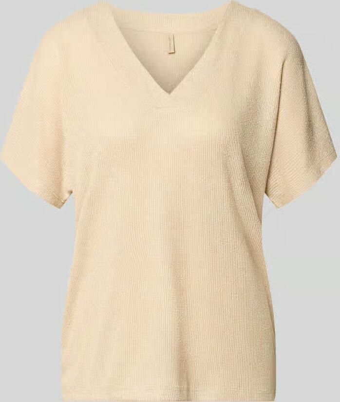 Soyaconcept Gebreid shirt met V-hals model 'Delia' - Foto 2
