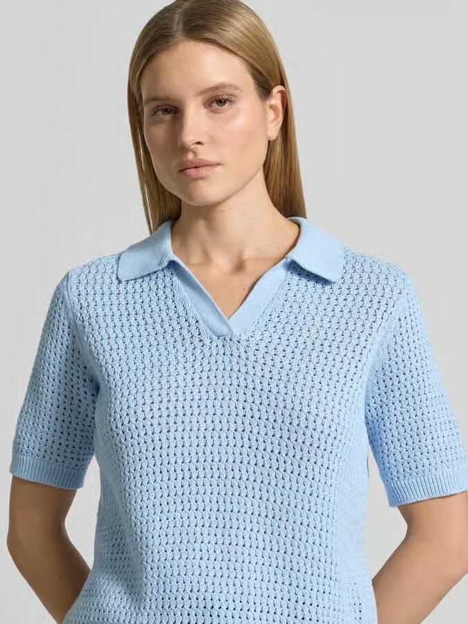 Soyaconcept Gebreide pullover met polokraag en 1 2-mouwen model 'DENEFA'