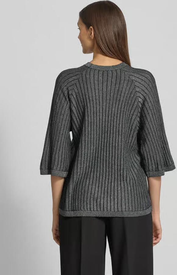 Soyaconcept Gebreide pullover met ribboorden model 'VIOLETTA'