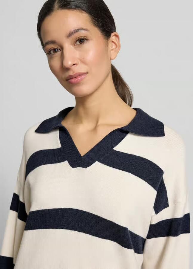 Soyaconcept Gebreide pullover met V-hals model 'KANITA' - Foto 2