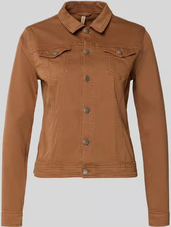 Soyaconcept jeansjack met klepzakken model 'Erna' - Foto 2