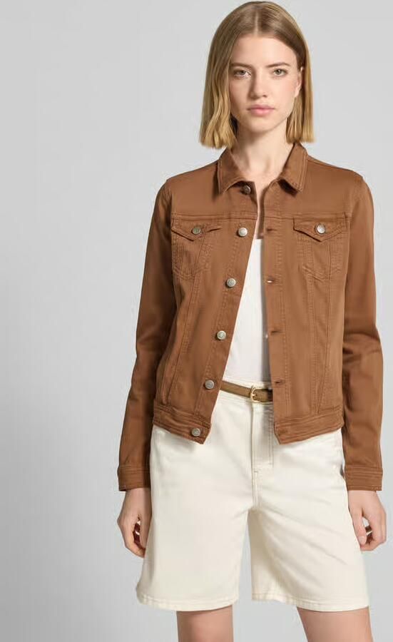 Soyaconcept jeansjack met klepzakken model 'Erna' - Foto 2