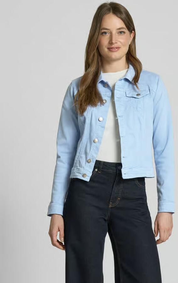 Soyaconcept Jeansjack met paspelzakken op de borst model 'Erna' - Foto 2