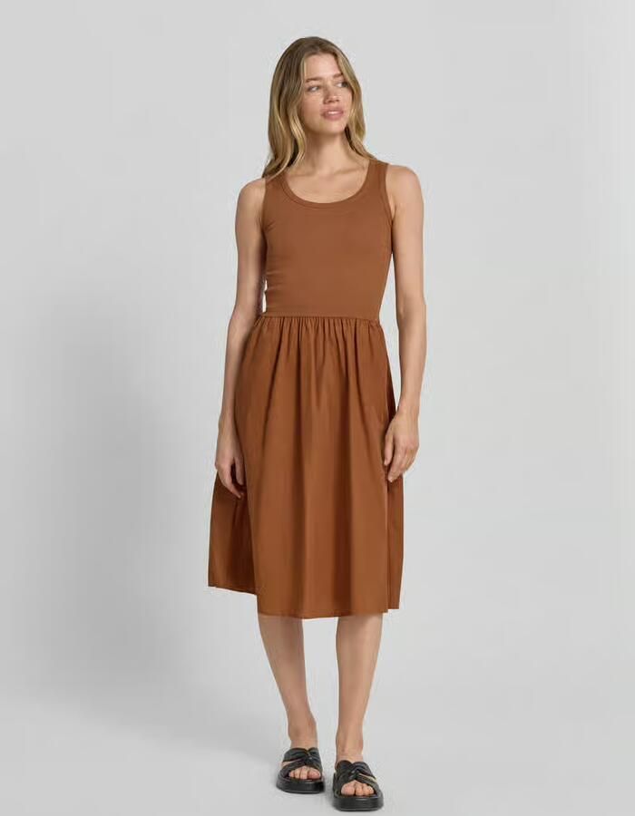 Soyaconcept Knielange jurk in 2-in-1-look - Foto 2