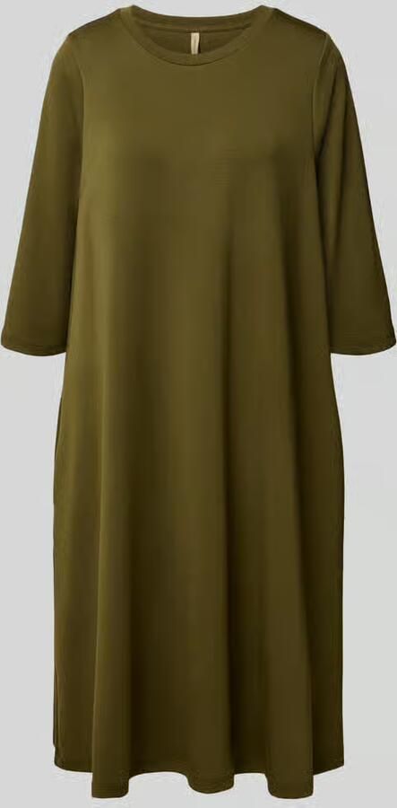 Soyaconcept Knielange jurk met ronde hals model 'BANU' - Foto 2