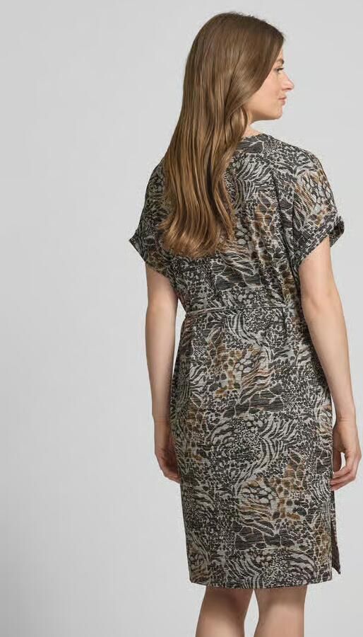 Soyaconcept Knielange jurk van viscosemix model 'Galina'