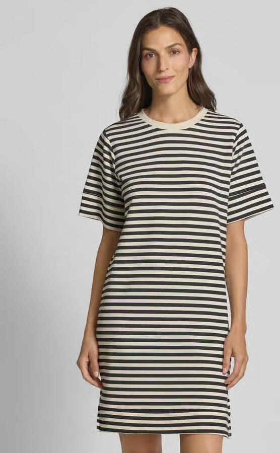 Soyaconcept Knielange sweatjurk met ronde hals model 'BARNI' - Foto 2