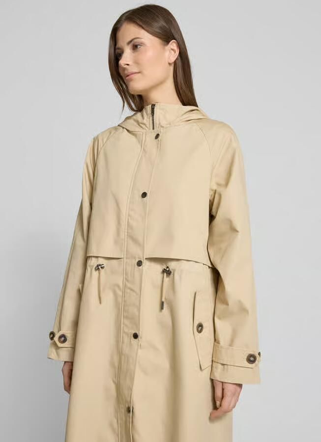 Soyaconcept Lange jas met capuchon model 'LORA'